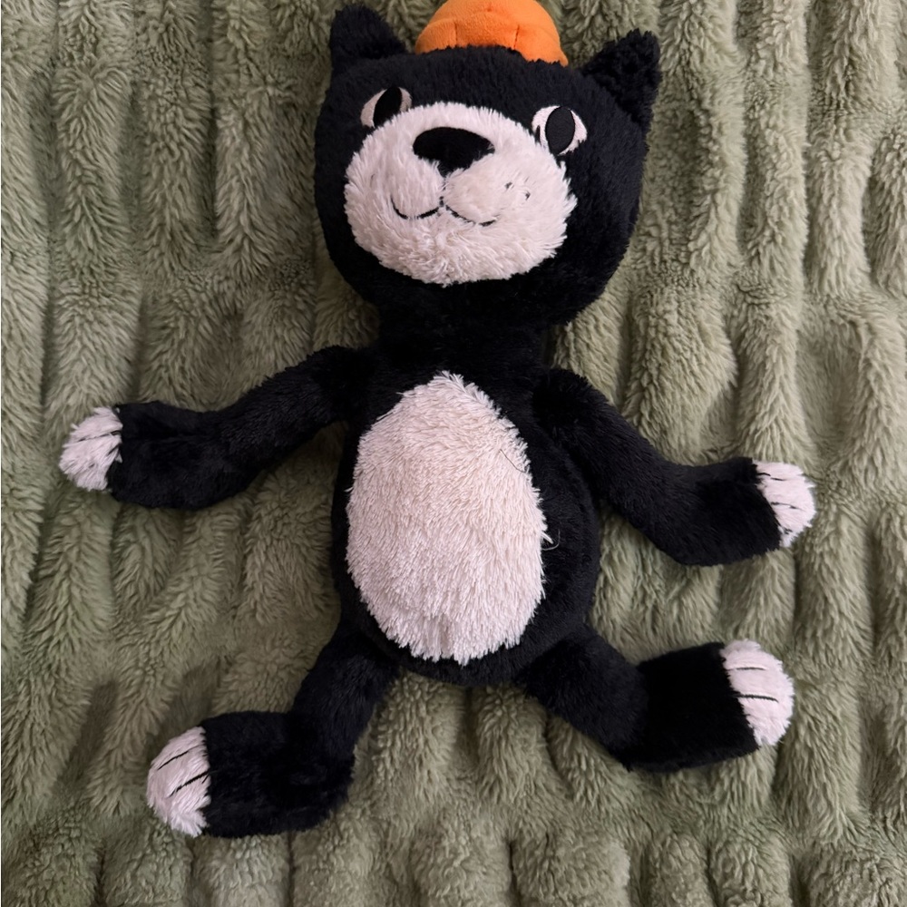 Jellycat jack black and white cat